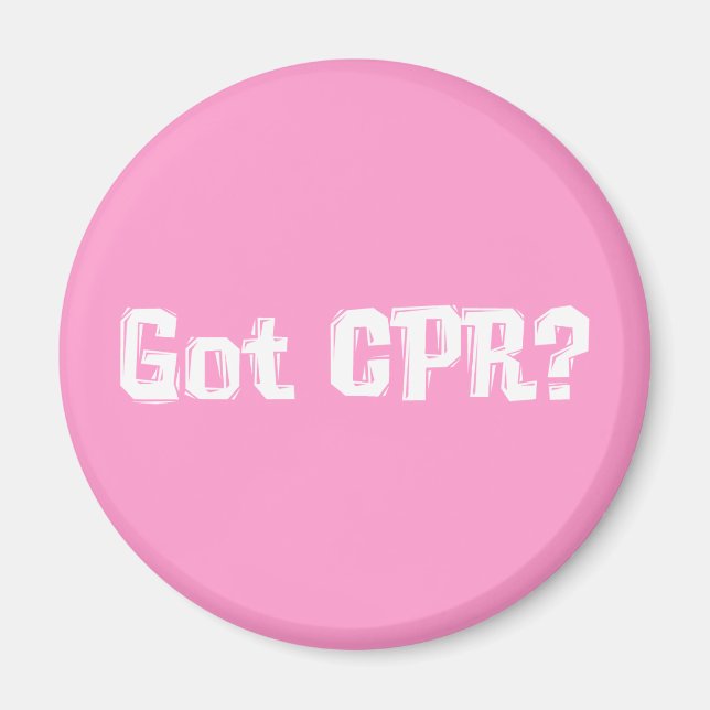 Got CPR Gifts Magnet (Front)