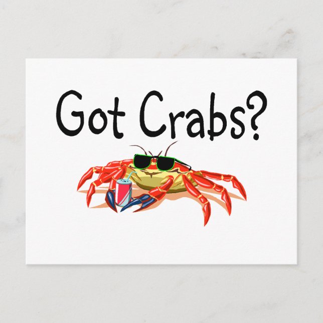 Got Crabs Postcard (Front)