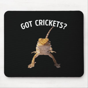 Got Crickets Bearded Dragon Shirt Mouse Pad