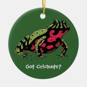 Got Crickets (Fire Belly Toad) Ceramic Tree Decoration