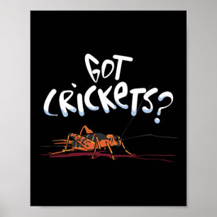 Got Crickets - Insects Protein Superfood Lover Poster