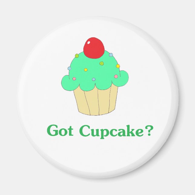 Got Cupcake Magnet (Front)