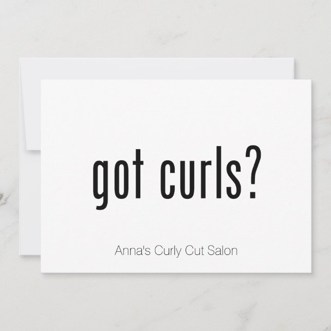 Got Curls? (Front)