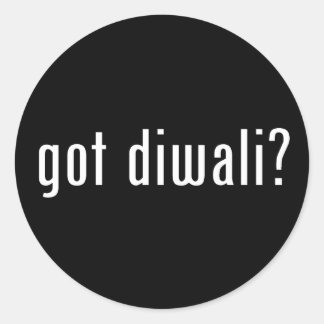 got diwali? classic round sticker