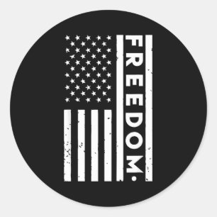 Got Dom Tee Usa Flag For Women And Men Life  Classic Round Sticker