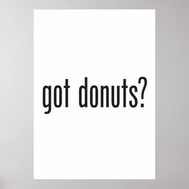 got doughnuts poster (Front)