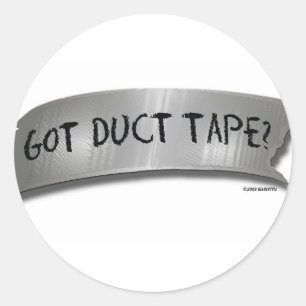 Got duct tape? classic round sticker