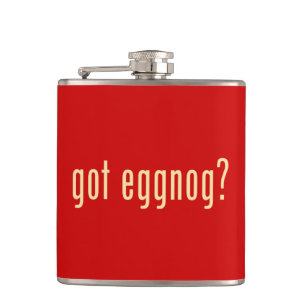 got eggnog? hip flask