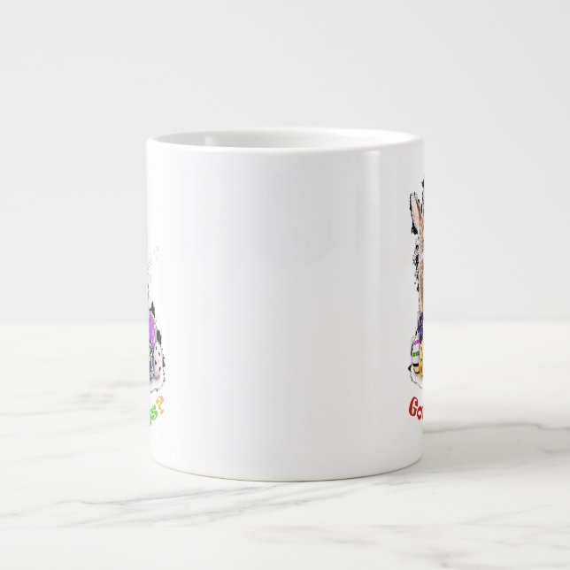 Got Eggs? Funny Easter Bunny Eggs Large Coffee Mug (Front)