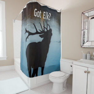 Got Elk?  Funny Hunter Humour Shower Curtain