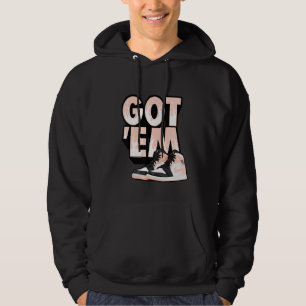 Got Em Sneaker Match 1 Mid Arctic Crimson Tint Ora Hoodie