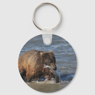 Got Fish? Alaska Brown Bear gifts Key Ring
