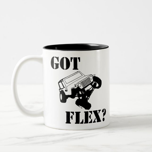 Got Flex? Two-Tone Coffee Mug (Left)
