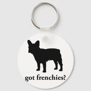 got frenchies? key ring