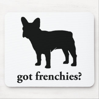 got frenchies? mouse pad