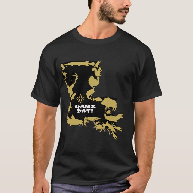 GOT GAME BLACK AND GOLD T-Shirt (Front)