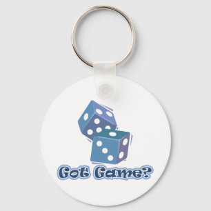 Got Game? dice Key Ring