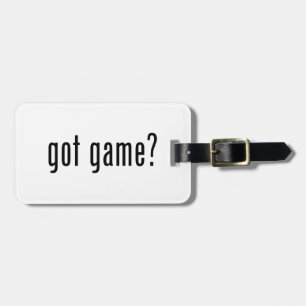 got game? luggage tag