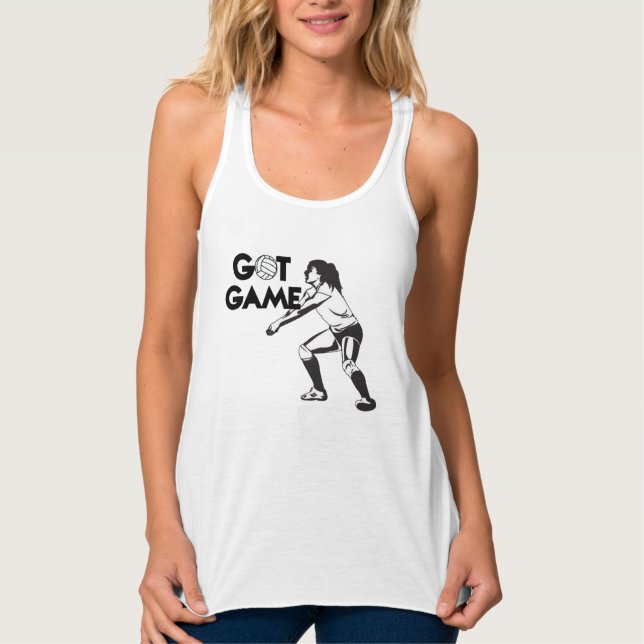 Got Game Volleyball Tank Top (Front)