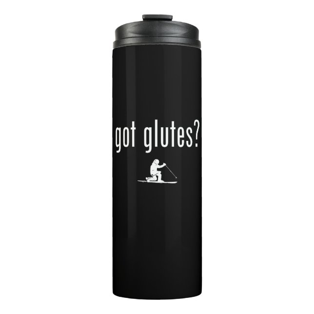 Got Glutes Telemark Skiing Thermal Tumbler (Front)