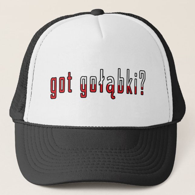 got golabki? Flag Trucker Hat (Front)