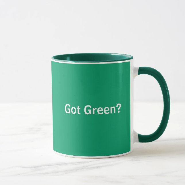 "Got Green" Environmental Mug (Right)