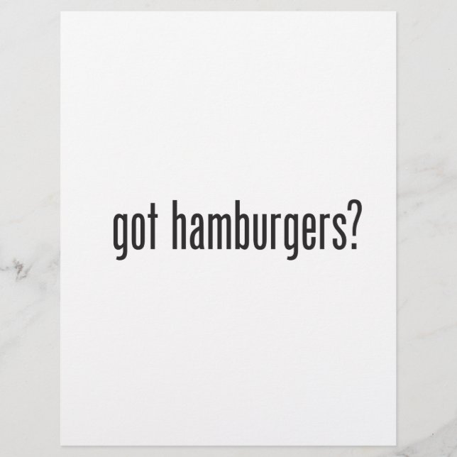 got hamburgers (Front)