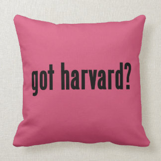 got harvard? cushion