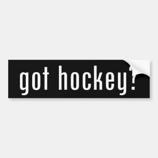 got hockey? bumper sticker
