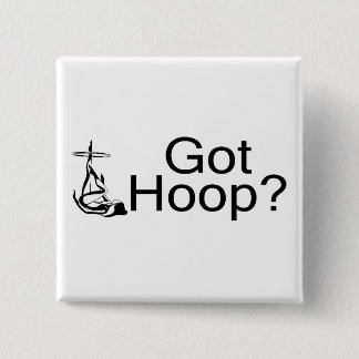 Got Hoop Hula Hoop Girl 15 Cm Square Badge