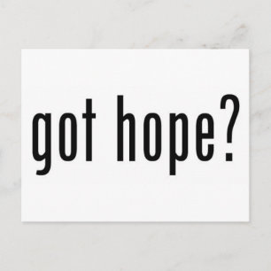 got hope? postcard