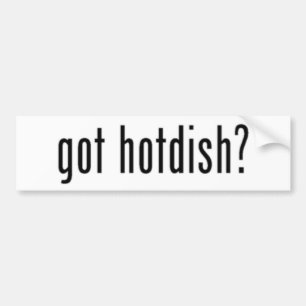 got hotdish? bumper sticker