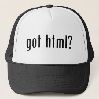 got html? trucker hat