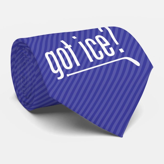 got ice? (hockey) neck tie (Rolled)