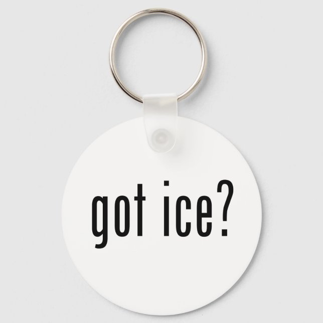 got ice? key ring (Front)