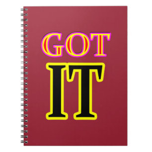 Got IT3 Art jgibney The MUSEUM Zazzle Gifts Spiral Notebook