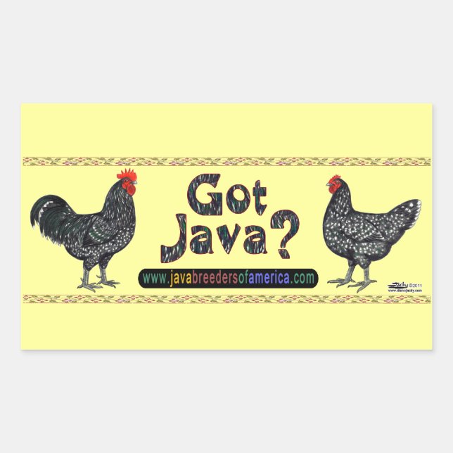 Got Java? Rectangular Sticker (Front)