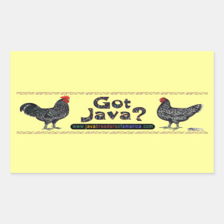 Got Java? Rectangular Sticker