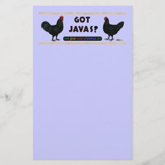 Got Javas? Stationery