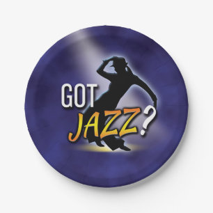 'Got Jazz?' Paper Plate