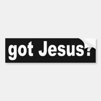 GOT JESUS BUMPER STICKER