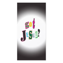 Got Jesus Christ Religious Black Oval Abstract