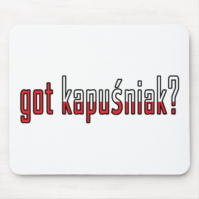 got kapusniak? Flag Mouse Pad (Front)