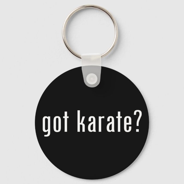 got karate? key ring (Front)