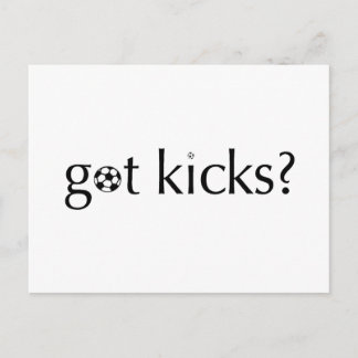 Got Kicks? Postcard