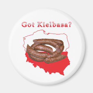 Got Kielbasa Polish Map Magnet