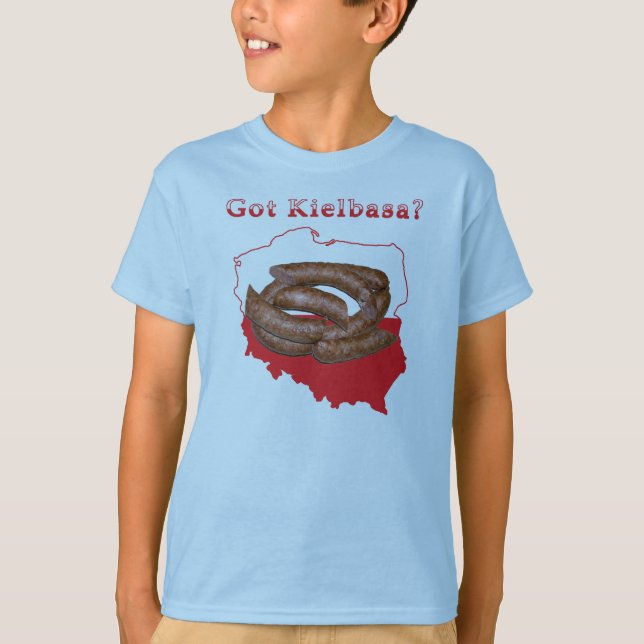 Got Kielbasa Polish Map T-Shirt (Front)