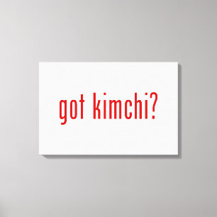 got kimchi? canvas print