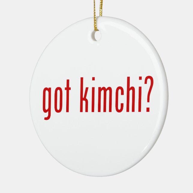 got kimchi? ceramic tree decoration (Left)
