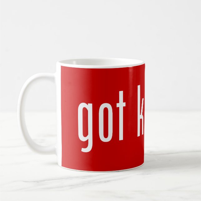 got kimchi? coffee mug (Left)